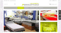 Desktop Screenshot of colchoneriaprincipado.com